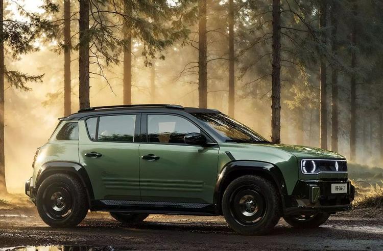 Renault 4 Savane 4X4 EV Concept Unveiled इस कॉन्सेप्ट कार में मानक वैरिएंट की तुलना में कई सुधार किए गए हैं, जिसमें डुअल इलेक्ट्रिक मोटर पावरट्रेन शामिल है.