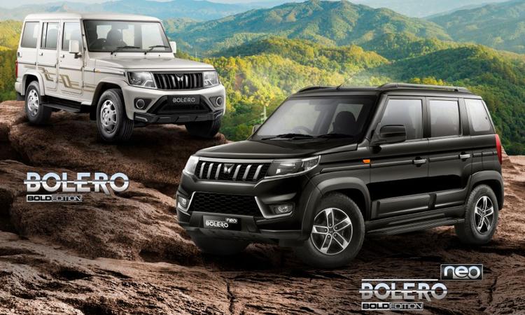 Mahindra Bolero, Bolero Neo Bold Editions Revealed Ahead Of Launch बोलेरो और बोलेरो नियो के खास एडिशन में मानक मॉडलों की तुलना में अतिरिक्त सहायक फीचर्स मिलते हैं.
