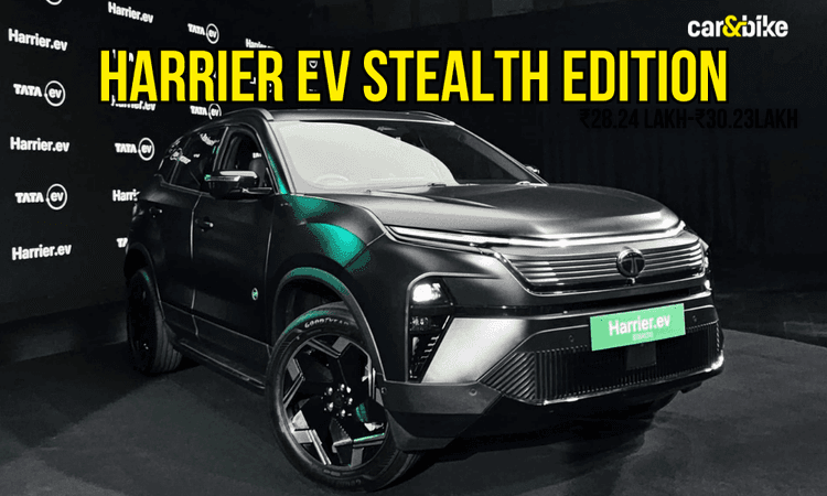 Tata Harrier EV Stealth Edition Launched: Prices Start At Rs 28.24 Lakh स्टील्थ एडिशन को सबसे महंगे एम्पावर्ड वैरिएंट के साथ RWD और AWD दोनों में पेश किया गया है.