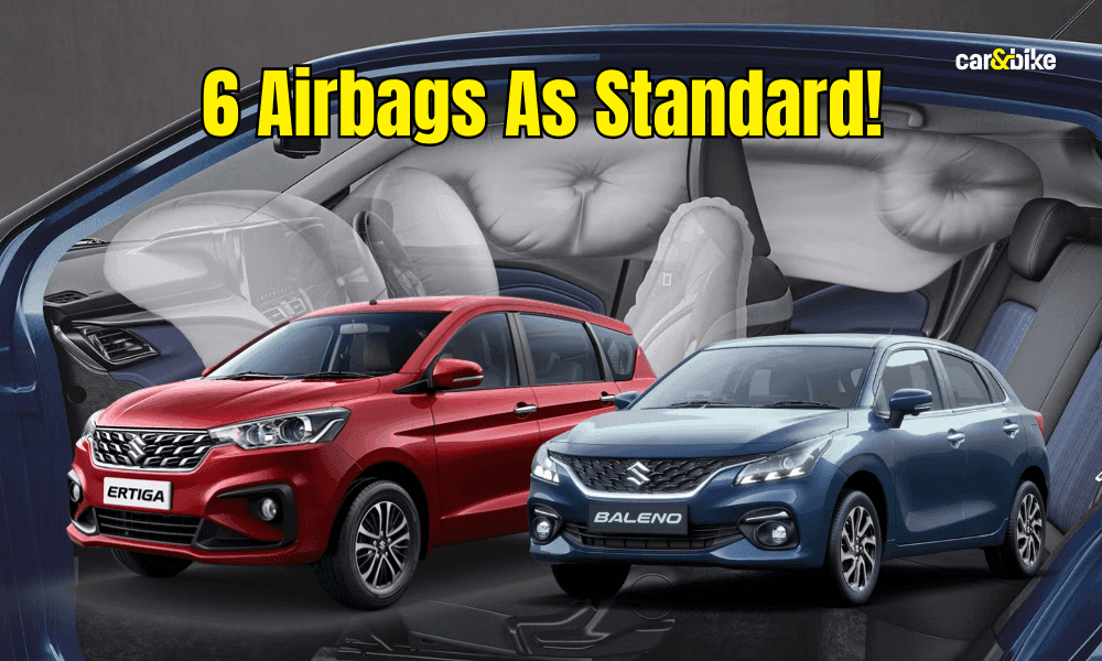 Maruti Suzuki Baleno, Ertiga Get 6 Airbags As Standard; Prices Hiked सुरक्षा फीचर्स अपडेट के साथ कीमत में 1.4 प्रतिशत तक की बढ़ोतरी भी की गई है.