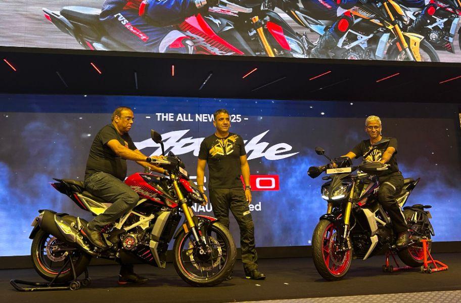 Updated TVS Apache RTR 310 Launched In India At Rs 2.40 Lakh; Gets Launch Control, Drag Torque Control अपडेट के साथ, मोटरसाइकिल में कई बदलाव किए गए हैं जिनका मुख्य उद्देश्य पावर डिलीवरी और पूरी सवारी क्षमता में सुधार करना है.