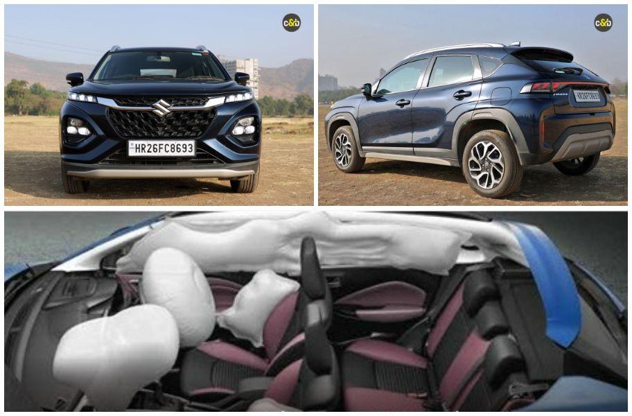 Maruti Suzuki Fronx Now Gets Six Airbags As Standard; Prices Hiked मारुति सुजुकी फ्रोंक्स की कीमतों में हुई बढ़ोतरी, कीमत रु.7.59 लाख से रु.12.95 लाख तक पहुंच गई हैं.