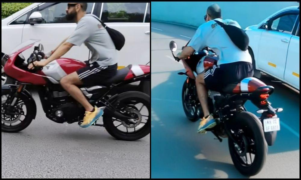 Triumph Thruxton 400 Spotted Undisguised Ahead Of Lauch स्पीड 400 आधारित कैफे रेसर ट्रायम्फ के 400cc प्लेटफॉर्म से प्राप्त होने वाली पांचवीं पेशकश होगी.