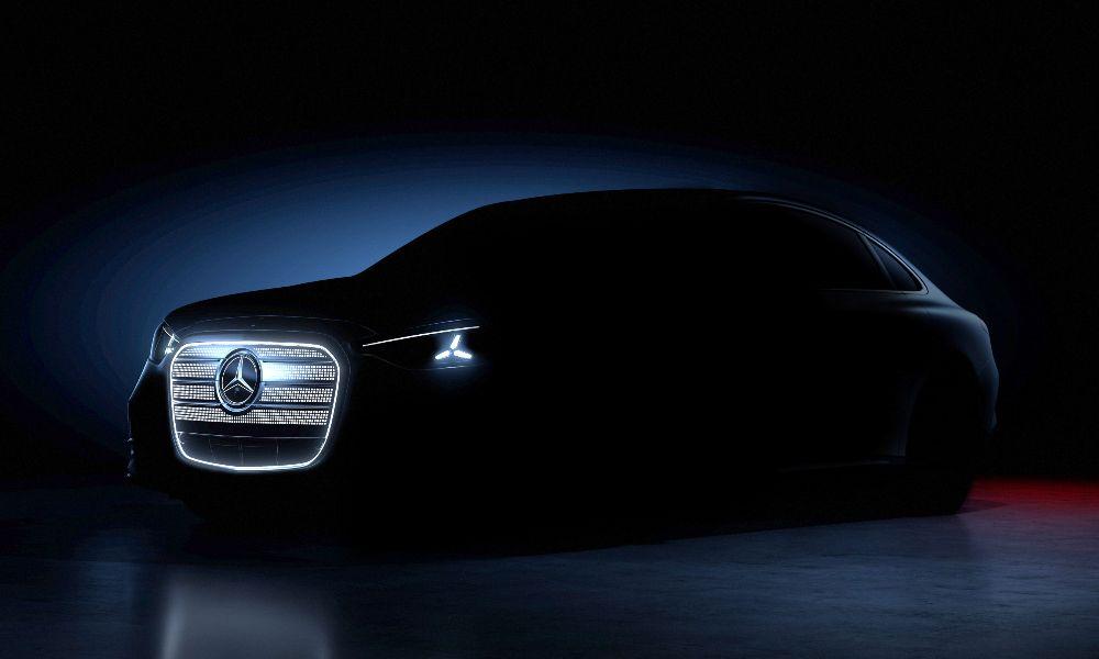 Mercedes-Benz C-Class EV Previewed Ahead Of 2026 Debut सी-क्लास ईवी अपनी आधारभूत संरचना और तकनीक को नई जीएलसी ईवी के साथ साझा करेगी.