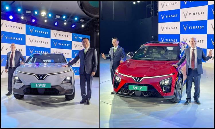 VinFast VF6, VF7 Electric SUVs Launched In India: Prices Start At Rs 16.49 Lakh VF6 और VF7 को भारत में तमिलनाडु के थूथुकुडी में विनफास्ट के नए प्लांट में स्थानीय रूप से असेंबल किया जाएगा.