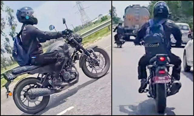 यामाहा XSR 155 की भारत में टैस्टिंग के दौरान दिखी झलक  XSR 155 में R15 और MT-15 जैसा ही इंजन लगा है और हम उम्मीद करते हैं कि यह 11 नवंबर को भारत में लॉन्च होगी.