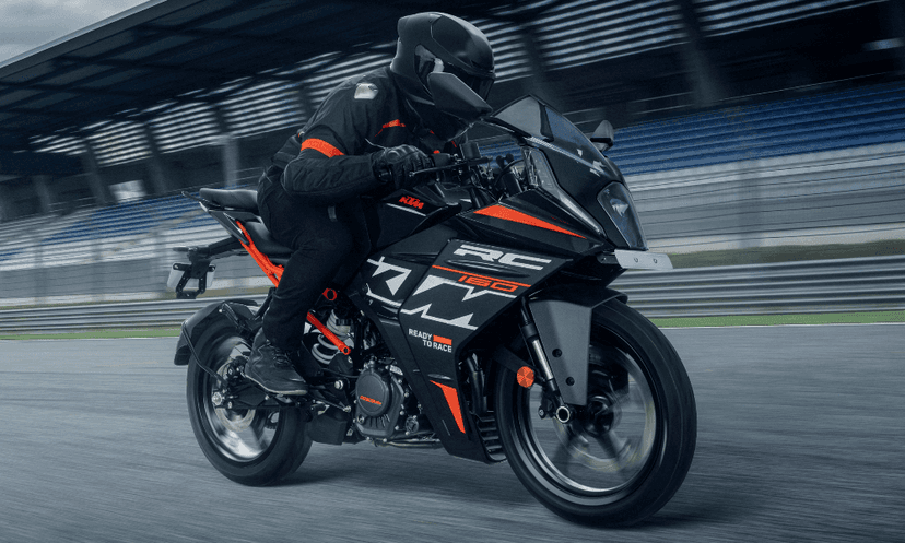 भारत में KTM RC 160 रु.1.85 लाख में हुई लॉन्च भारत में KTM RC 160 रु.1.85 लाख में हुई लॉन्च