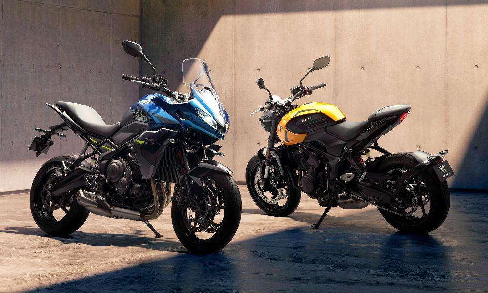 2026 Triumph Trident 660 and Tiger Sport 660 Unveiled; India Launch This Year डेटोना 660 में दिए गए सेटअप के आधार पर, ट्राइडेंट और टाइगर स्पोर्ट को उनके लॉन्च के बाद से यह सबसे व्यापक अपडेट मिला है.