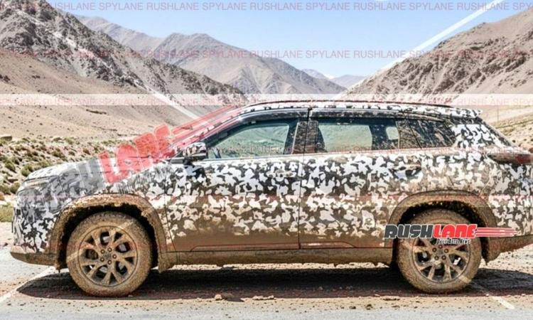 Toyota Hyryder 7-Seat Version Spied Testing एक एसयूवी के नए टेस्ट मॉडल को देखा गया है और यह तीन-रो वाली टोयोटा अर्बन क्रूज़र हाइराइडर होने की संभावना है.