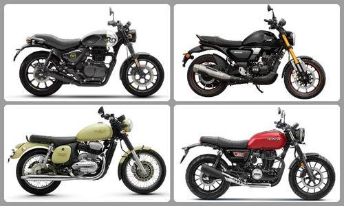 Royal Enfield Hunter 350 vs TVS Ronin vs Rivals: Price Comparison नई हंटर 350 बाजार में होंडा सीबी 350 आरएस, टीवीएस रोनिन और जावा 42 जैसे मॉडलों को टक्कर देती है.