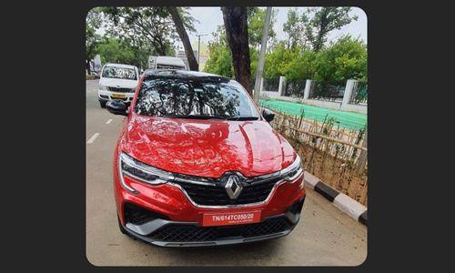 Renault Arkana Coupe SUV Spotted Undisguised In India रेनॉ अरकाना कूप एसयूवी, या कूप क्रॉसओवर, का कुछ साल पहले अंतरराष्ट्रीय स्तर पर अनावरण किया गया था, और इसे भारत में बिना किसी कवर के देखा गया है.