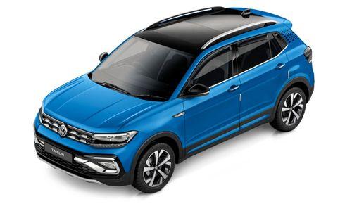 Volkswagen Taigun 1.0 TSI First Anniversary Edition Introduced फोक्सवैगन टाइगुन फर्स्ट एनिवर्सरी एडिशन 1.0 टीएसआई मैनुअल और ऑटोमैटिक गियरबॉक्स के साथ डायनेमिक लाइन और टॉपलाइन वेरिएंट पर पेश किया गया है.