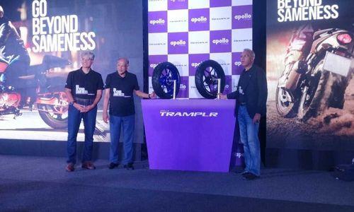 Apollo Tyres Launches Tramplr Range Of Enduro & Dual Sport Motorcycle Tyres, Prices Start At Rs. 4,500 अपोलो ट्रैम्प्लर सीरीज़ को दो पैटर्न - एक्सआर और एसटी में बांटा किया गया है. Tramplr XR ऑफ-रोड के टायर है और इसे 250-500 सीसी रेंज में मोटरसाइकिलों के लिए डिज़ाइन किया गया है, जबकि Tramplr ST सड़क के लिए बना है और इसे 150-250 सीसी बाइक्स के हिसाब से तैयार किया गया है.