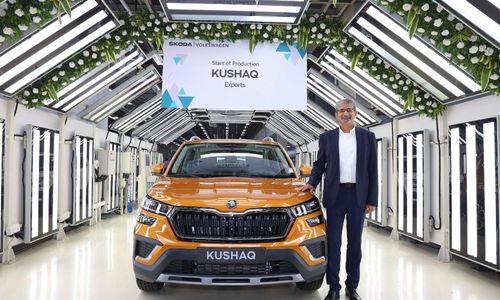 Skoda Auto India Commences Production Of Skoda Kushaq LHD For Exports 'मेड इन इंडिया' स्कोडा कुशक को जल्द ही वैश्विक बाजारों में निर्यात किया जाएगा. फोक्सवैगन टाइगुन के बाद अंतर्राष्ट्रीय बाजारों में वितरित होने वाली SAVWIPL की दूसरी कार है.
