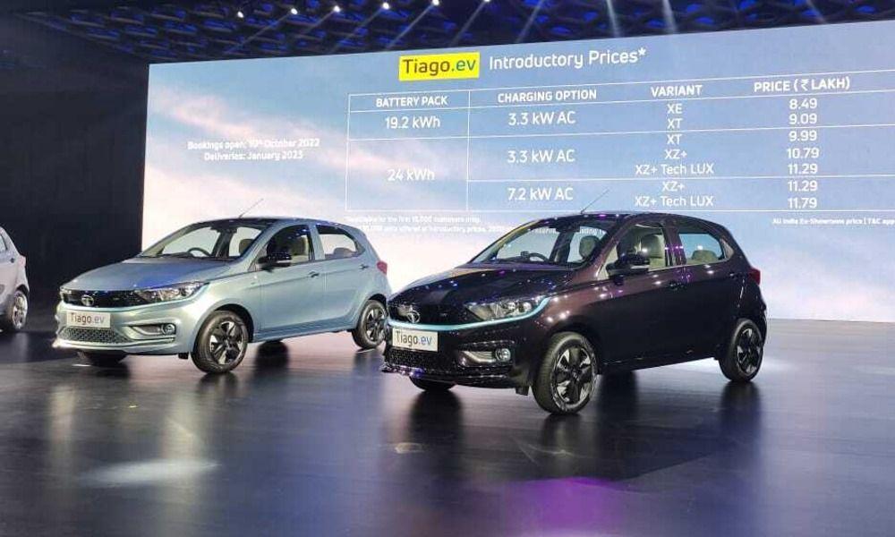 Tata Motors Crosses 1 Lakh EVs Sales Milestone; 50,000 Tata EVs Sold In Just The Last 9 Months पांच साल से अधिक समय पहले टिगोर ईवी के साथ अपनी यात्रा शुरू करने के बाद, टाटा मोटर्स आज भारत में इलेक्ट्रिक वाहनों की अग्रणी निर्माता है.