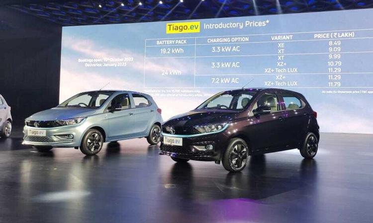 Tata Motors Crosses 1 Lakh EVs Sales Milestone; 50,000 Tata EVs Sold In Just The Last 9 Months पांच साल से अधिक समय पहले टिगोर ईवी के साथ अपनी यात्रा शुरू करने के बाद, टाटा मोटर्स आज भारत में इलेक्ट्रिक वाहनों की अग्रणी निर्माता है.