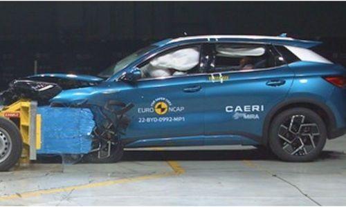 BYD Atto 3 Secures 5 Stars In Euro NCAP Crash Tests यूरो एनकैप द्वारा परीक्षण किया गया है, जहां BYD Atto 3 एक बाएं-हाथ-ड्राइव (LHD) वाला मॉडल है, हालाँकि, एसयूवी को मिली रेटिंग दाएं हाथ ड्राइव वाले मॉडल पर भी लागू होती हैं.