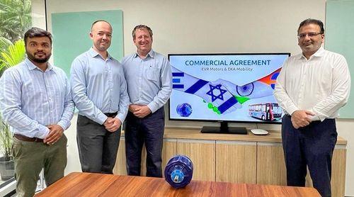 EKA Mobility Partners With EVR Motors To Source Electric Motors For Its E-Buses सहयोग के हिस्से के रूप में EVR ने EKA के लिए इलेक्ट्रिक मोटर्स को डिजाइन और विकसित करेगा, जो पूर्व के मालिकाना ट्रैपेज़ॉइडल स्टेटर - आरएफपीएम टोपोलॉजी पर आधारित होगा.
