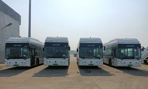 Celebi India Adds Electric Buses To Tarmac Coach Fleet At Delhi Airport दिल्ली अंतरराष्ट्रीय हवाई अड्डे पर यात्रियों को लाने ले जाने के लिए 12 पूरी तरह से इलेक्ट्रिक से चलने वाली एसी बसों को सेवा में लगाया जाएगा.