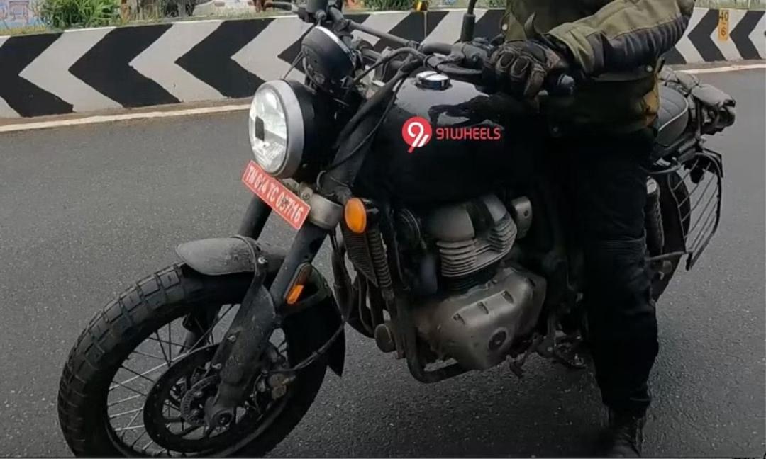 Royal Enfield's Upcoming 650 cc Scrambler To Be Called Sherpa 650 - Report रॉयल एनफील्ड कई नई 650 सीसी बाइक्स बाज़ार में लाने की तैयारी कर रही है, और नए मॉडलों में एक स्क्रैम्बलर भी शामिल होगी.