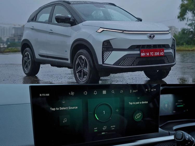 Tata Nexon EV Facelift's 12.3-Inch Touchscreen Will Stream Your Favourite Movies And TV Shows 12.3 इंच के टचस्क्रीन में इनबिल्ट आर्केड.ईवी ऐप स्टोर मिलता है.