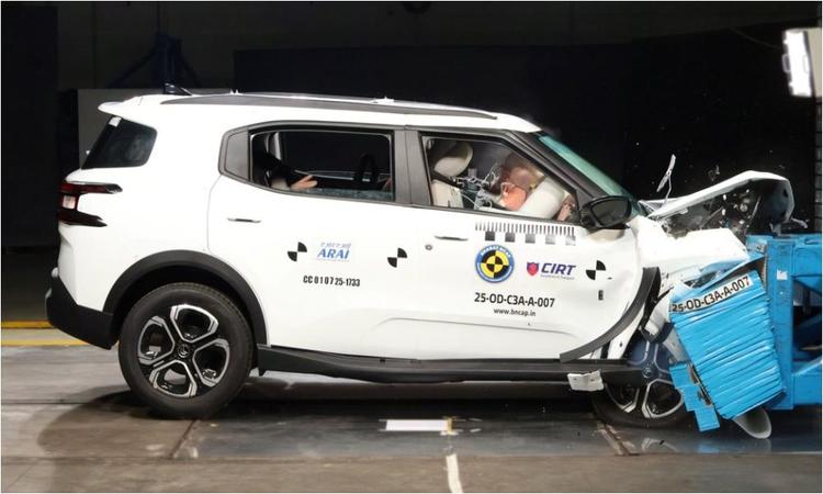 Citroen Aircross 5-Seat Variant Bags 5 Stars In Bharat NCAP Crash Tests एयरक्रॉस स्वैच्छिक भारत न्यू कार असेसमेंट प्रोग्राम के तहत टैस्टिंग किया जाने वाला दूसरा सिट्रॉएन मॉडल है.