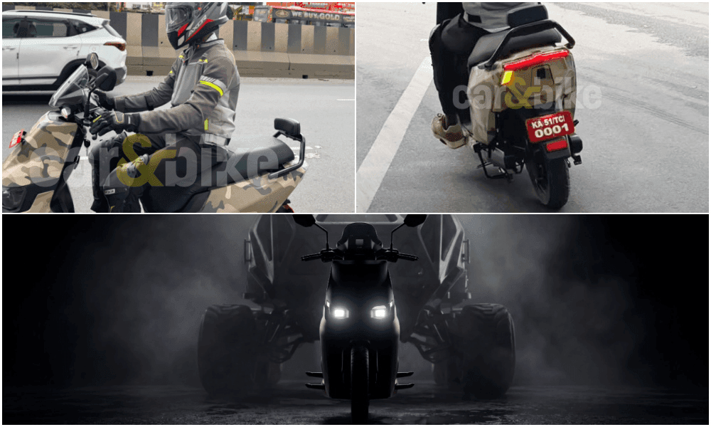 EXCLUSIVE: River Indie Rival Incoming? E3 Trion Electric Scooter Spied Ahead Of August 6 Debut E3 इलेक्ट्रिक.AI का पहला स्कूटर 14-इंच के पहियों और हब मोटर के साथ आता है; इस नए स्टार्टअप की अगुवाई TVS के पूर्व एग्जीक्यूटिव कर रहे हैं.
