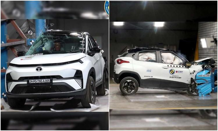 Tata Punch EV, Nexon EV Secure Five Stars In Latest Global NCAP Crash Tests विशेष रूप से, टाटा की एंट्री-लेवल इलेक्ट्रिक एसयूवी ने भारत एनकैप टैस्टिंग में वयस्क और बच्चों की सुरक्षा के लिए अब तक के उच्चतम अंक हासिल किए हैं. नए दौर में अब तक चार टाटा कारों की टैस्टिंग की गई है.