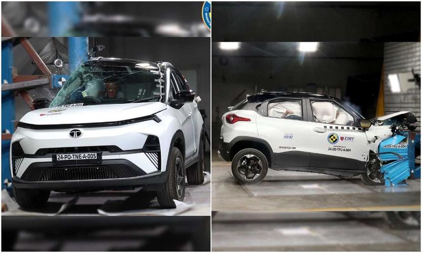 टाटा पंच ईवी और नेक्सॉन ईवी को नए भारत एनकैप क्रैश टेस्ट में मिली 5 स्टार की सुरक्षा रेटिंग टाटा पंच ईवी और नेक्सॉन ईवी को नए भारत एनकैप क्रैश टेस्ट में मिली 5 स्टार की सुरक्षा रेटिंग
