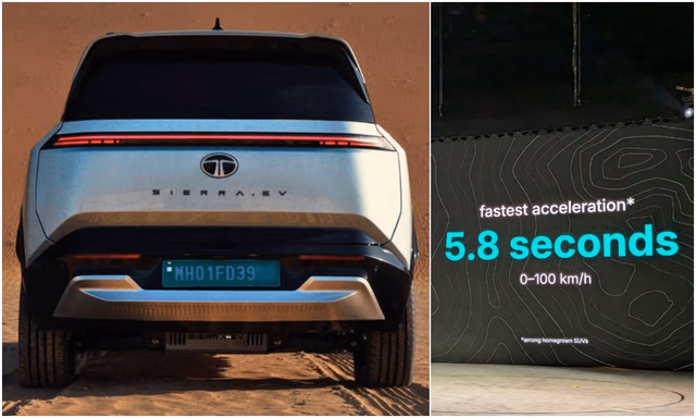 Tata Sierra EV Is The Quickest-Accelerating Indian Car Yet Tata Sierra EV Is The Quickest-Accelerating Indian Car Yet