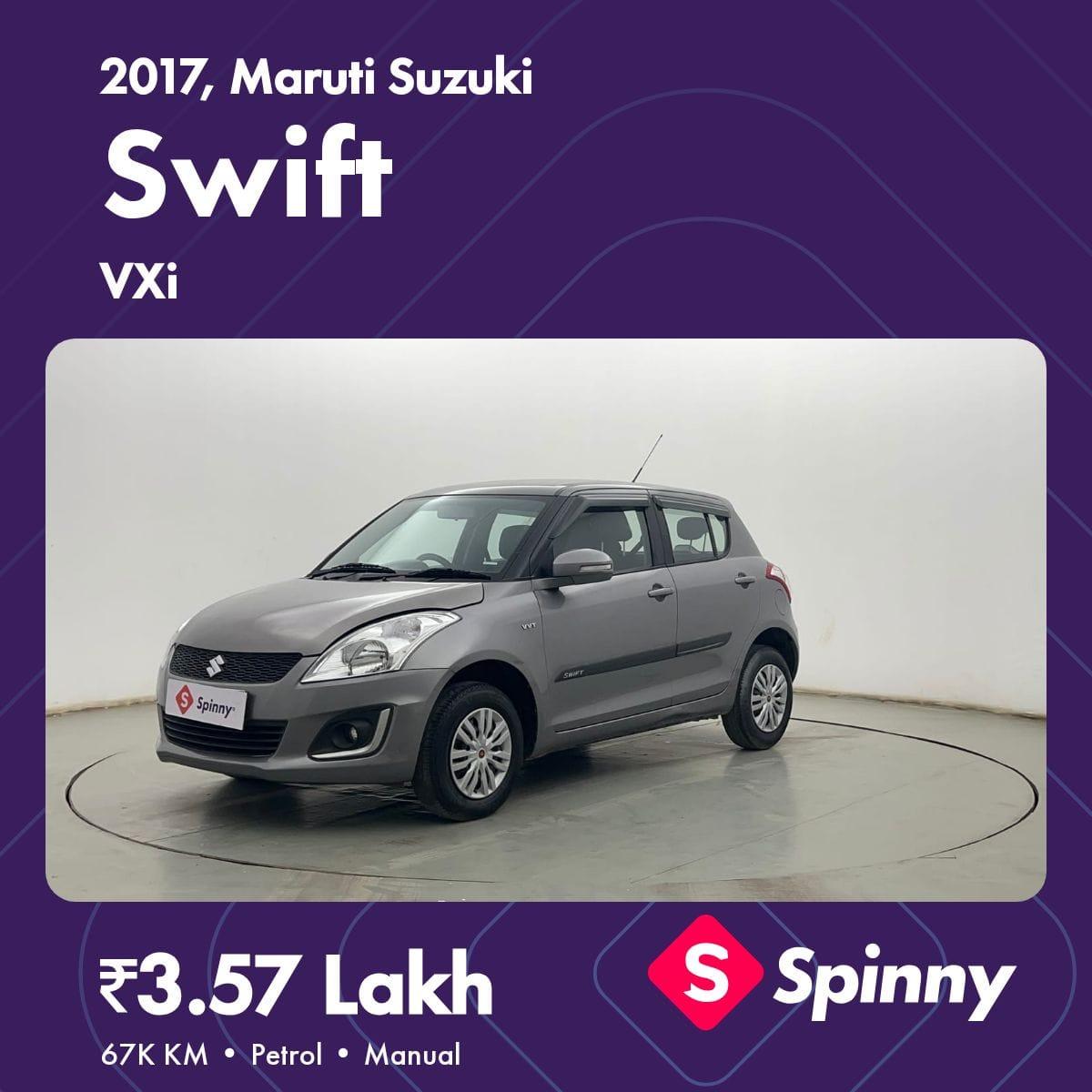 2017 मारुति सुजुकी स्विफ्ट VXI 2017 मारुति सुजुकी स्विफ्ट VXI