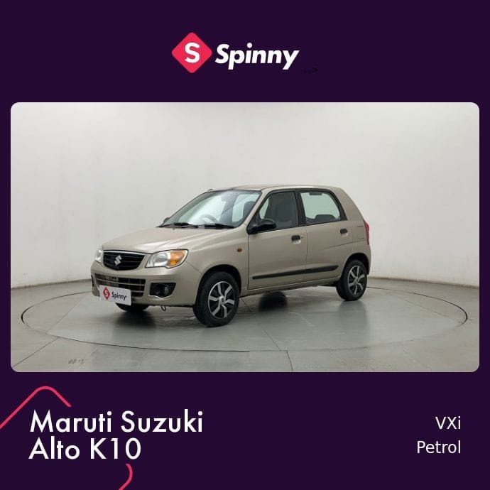Used 2012 Maruti Suzuki Alto K10 Used 2012 Maruti Suzuki Alto K10