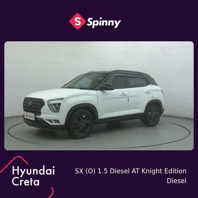 2023 ह्युंडई क्रेटा SX (O) 1.5 Diesel AT Knight Edition 2023 ह्युंडई क्रेटा SX (O) 1.5 Diesel AT Knight Edition