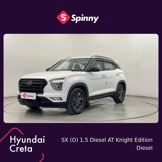 2023 ह्युंडई क्रेटा SX (O) 1.5 Diesel AT Knight Edition 2023 ह्युंडई क्रेटा SX (O) 1.5 Diesel AT Knight Edition