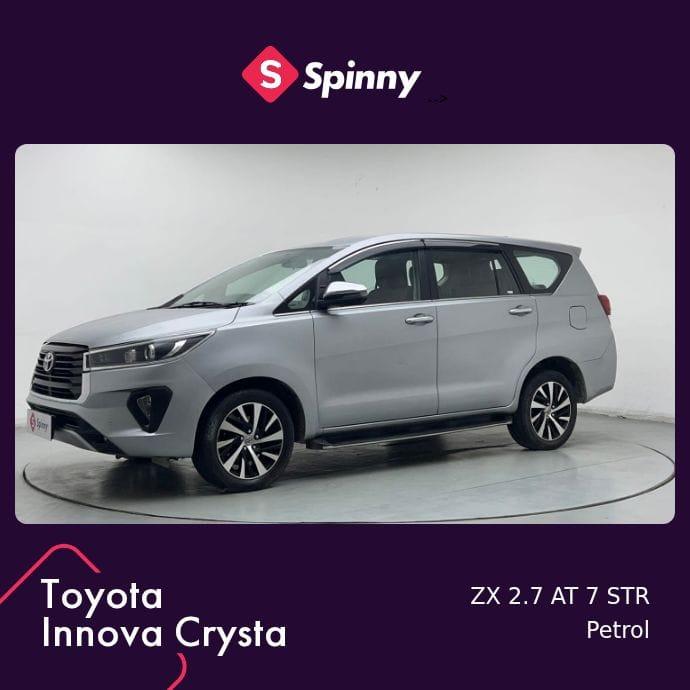 2022 टोयोटा इनोवा क्रिस्टा 2.7 ZX AT 7-Seater 2022 टोयोटा इनोवा क्रिस्टा 2.7 ZX AT 7-Seater