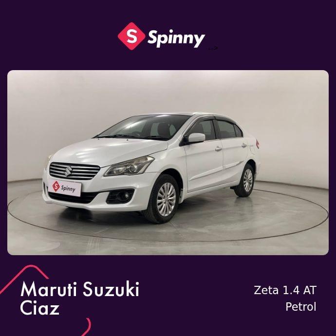 2018 मारुति सुजुकी सियाज़ Zeta Automatic Petrol BS IV 2018 मारुति सुजुकी सियाज़ Zeta Automatic Petrol BS IV