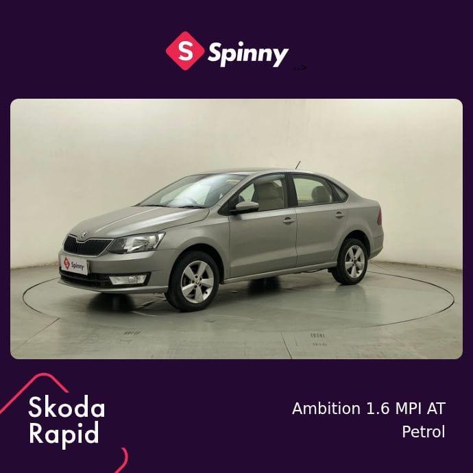 2017 स्कोडा रैपिड 1.6 MPI Ambition Petrol AT BS IV 2017 स्कोडा रैपिड 1.6 MPI Ambition Petrol AT BS IV