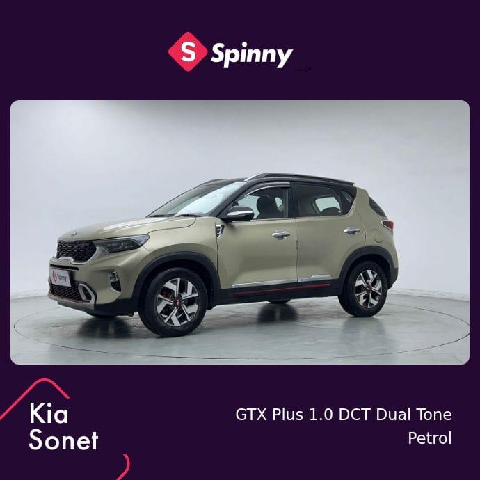 2020 किया सॉनेट GTX Plus DCT Petrol Dual Tone 2020 किया सॉनेट GTX Plus DCT Petrol Dual Tone