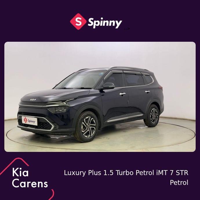 2023 किया कैरेंस Luxury Plus 1.5 Turbo Petrol IMT 7 STR 2023 किया कैरेंस Luxury Plus 1.5 Turbo Petrol IMT 7 STR