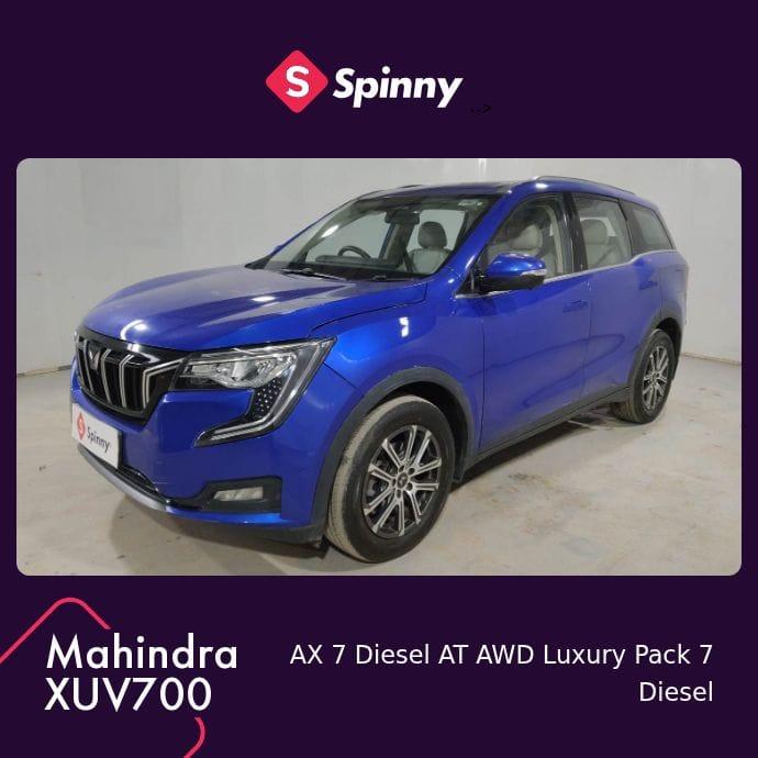2022 महिंद्रा एक्सयूवी700 AX7 AT AWD Luxury Diesel 7 STR 2022 महिंद्रा एक्सयूवी700 AX7 AT AWD Luxury Diesel 7 STR