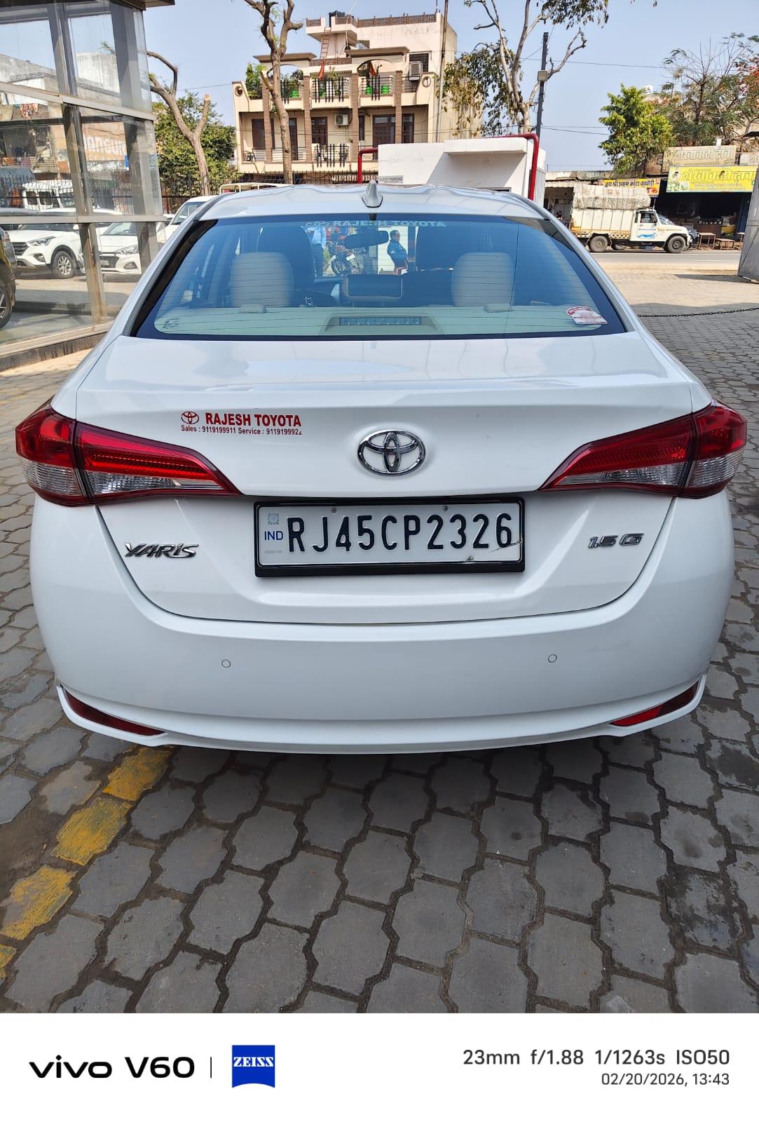 यूज़्ड 2021 टोयोटा यारिस, Indra Bazar, Jaipur 1 यूज़्ड 2021 टोयोटा यारिस, Indra Bazar, Jaipur 1