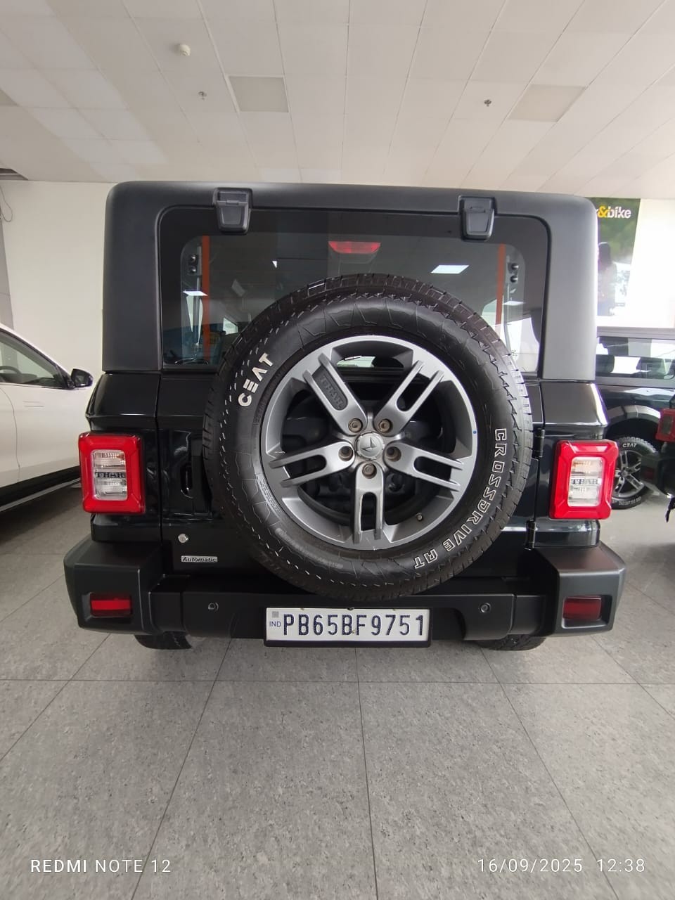 View 2023 Mahindra Thar LX RWD Automatic 4 Seater Hard Top Image 3 Used 2023 Mahindra Thar LX RWD Automatic 4 Seater Hard Top Image 3